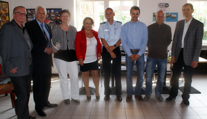 R: Schmid, Rainer Stickelberger, Saskia Esken, A. Erdin, Reinhard Gall, H. Barucha, G. Hufschmidt und M.Link (v.l.)